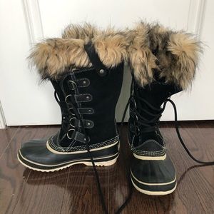 Sorel Joan of Arc black winter boots - size 7
